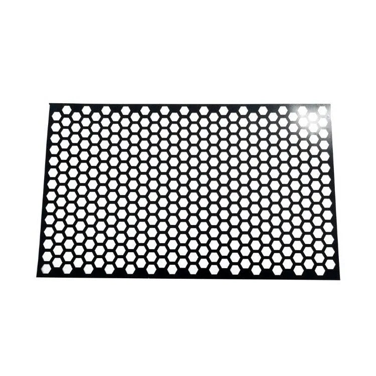 Honeycomb pattern car taillight sticker applique in black, carbon fibre, and colourful options measuring 48x30 cm