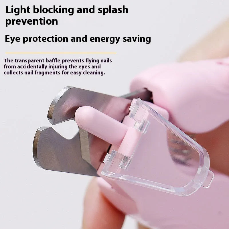 2-in-1 pet nail clipper with LED light, stainless steel blades, 180 x 41 x 22 mm, for dogs and cats