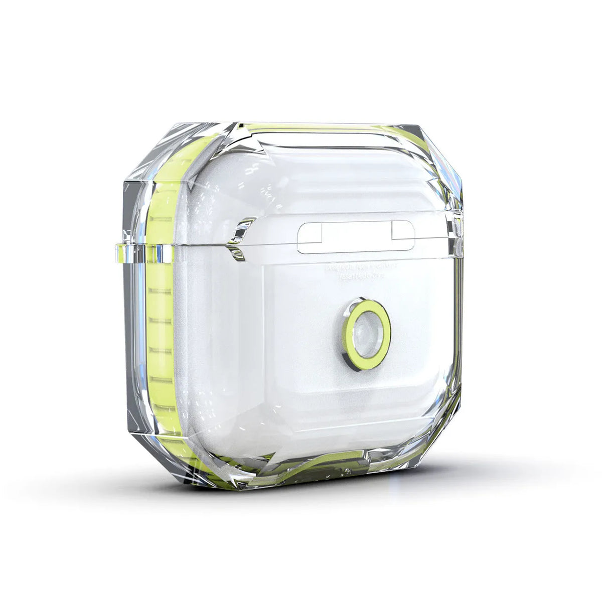 Transparent TPU silicone headphone protection case for AirPods 3rd Generation, 6.7 x 2.7 x 5cm, in black, red, white, green, purple, yellow, pink, and rose red.