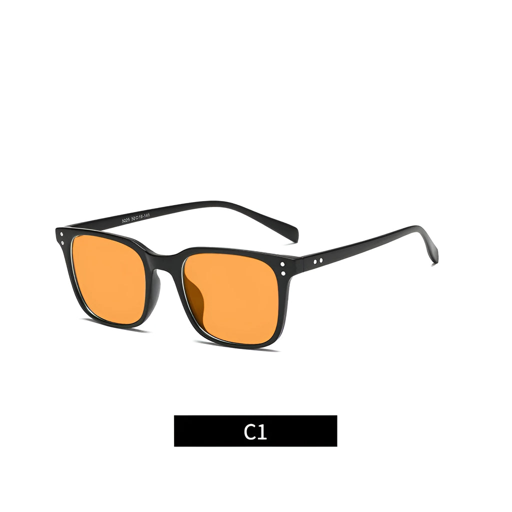 Orange anti-blue light glasses with TR90 frame in multiple colour options