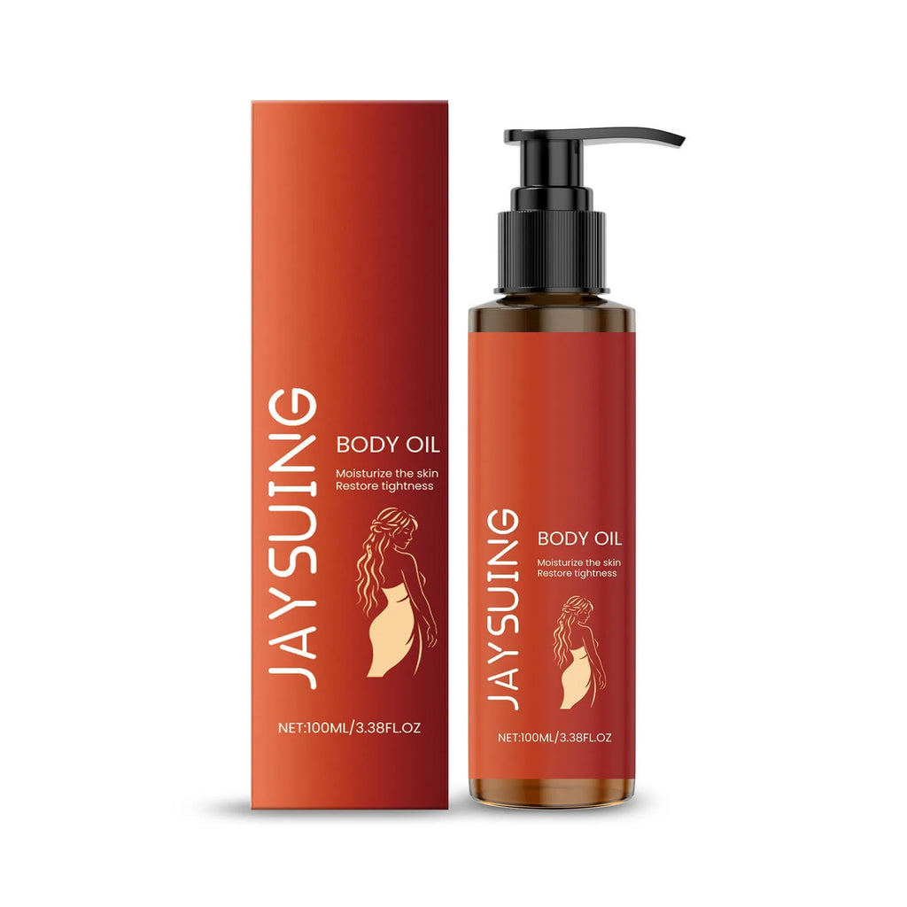 100ml bottle of Body Tightening Massage Oil with glycerol and rose oil.