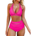 Women's polyester fibre bikini swimsuit in briefs style available in multiple sizes and colours