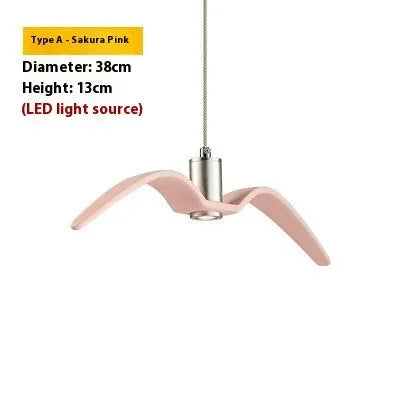 Nordic style macaron LED chandelier ceiling light in a selection of colours