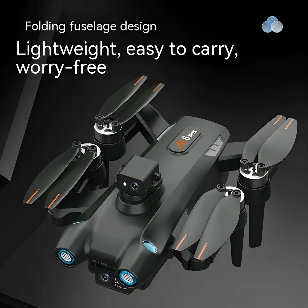 HD aerial photography drone with GPS, brushless motor, 8K camera, and obstacle avoidance, black or grey.