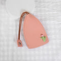 Cartoon pull-out key case in PU leather showing pull-out mechanism and colourful design options