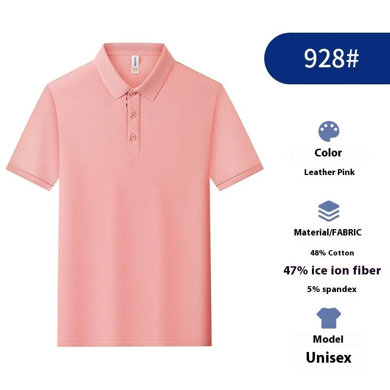 Solid colour catering work polo shirt in cotton blend fabric available in multiple colours and sizes