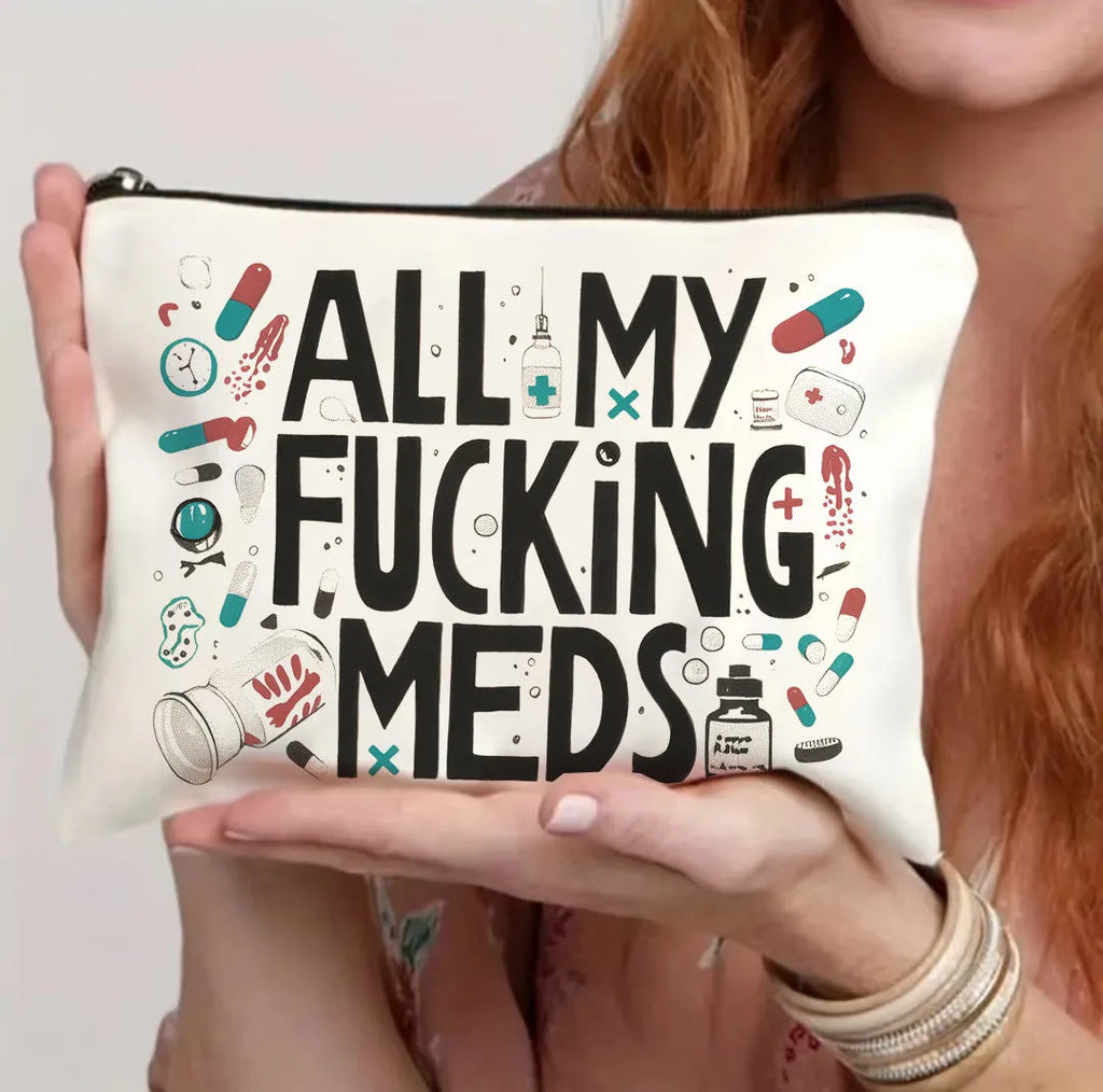 A lightweight polyester zipper cosmetic bag in one of five available colour choices.