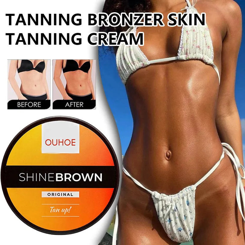 Intensive Tanning Luxe Gel Body Tanning Cream and After Sun Repair Aloe Vera Gel Set in 50g and 100g sizes