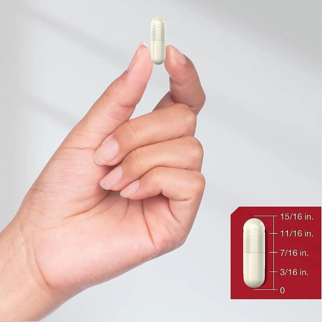 Bottle of 150 apple cider vinegar health supplement capsules.