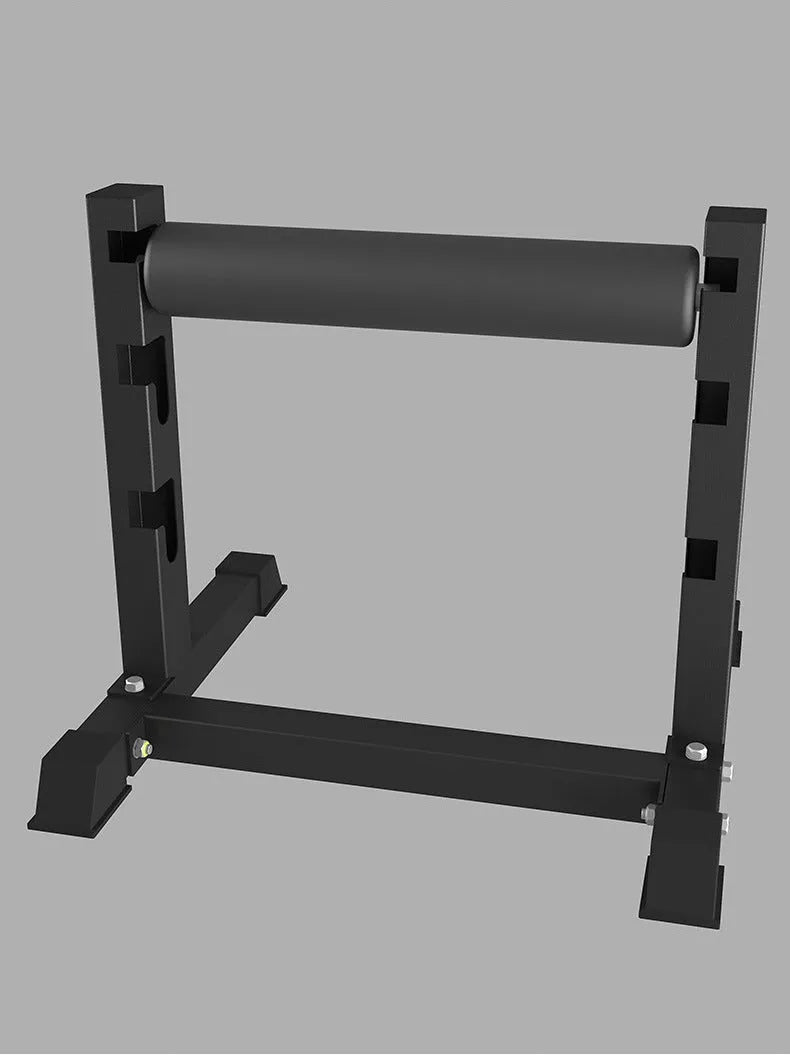 Black steel leg press trainer for fitness leg training exercises