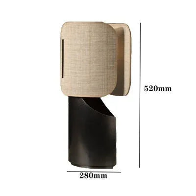 New Chinese style resin table lamp, 28x13x52cm, 220V US plug, single desk lamp