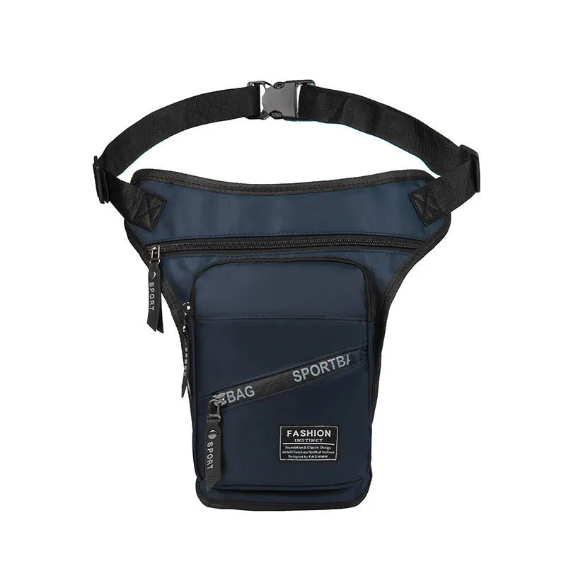 Men's outdoor cycling leg bag in nylon with crossbody strap in various colour options