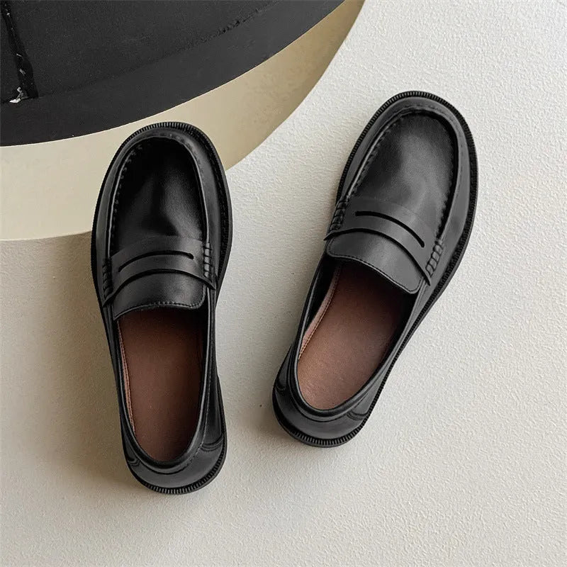 Men's slip-on casual shoes in microfiber, shown in apricot colour with a rubber sole.