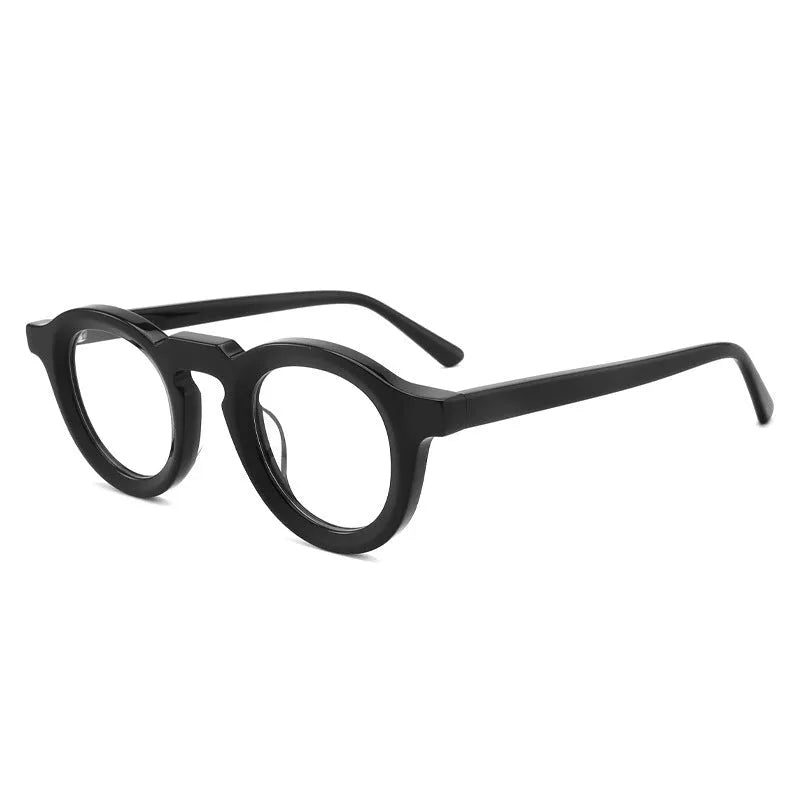 Hip-hop style sunglasses with a thick plastic plate frame and full rim design in one of five colours.