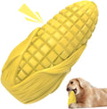 Corn-shaped dog chew toy with textured surface, blue colour, for medium and large breed dogs