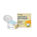 50g container of mint-flavoured tooth powder with sodium bicarbonate and bee venom extract