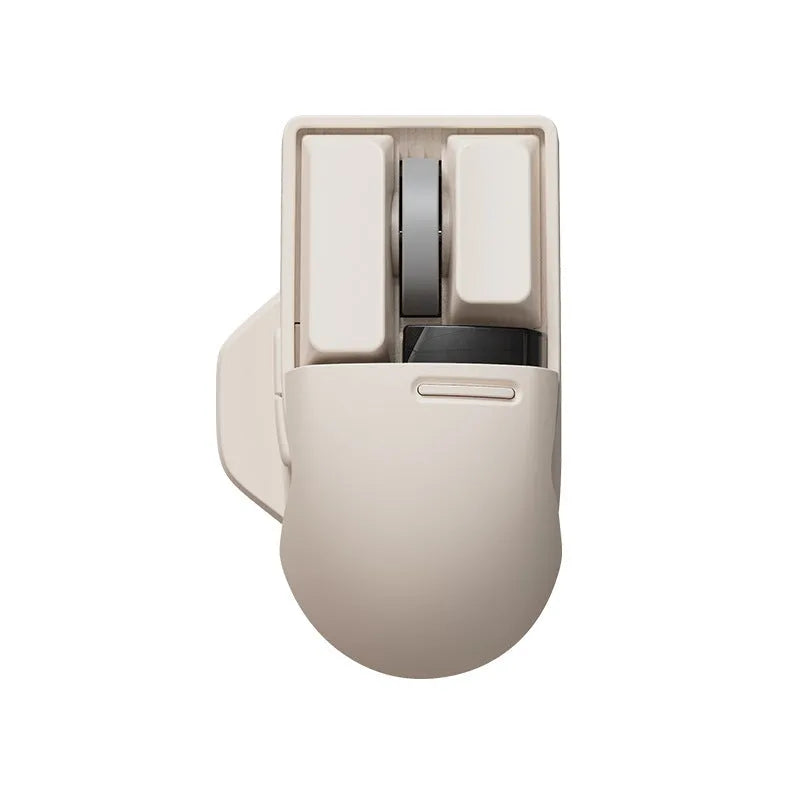 Xiaoqiao wireless computer mouse in tofu colour with ergonomic design and adjustable 4000dpi resolution