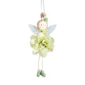 FARCENT cloth elf pendant in dark pink, pink, green, or yellow for Easter decorations, measuring 5cm in height.