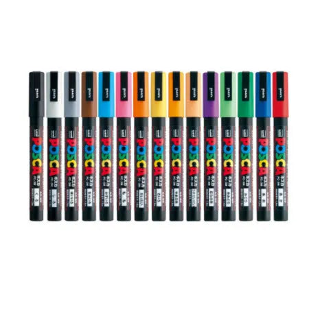 Doodle Pen 8-color acrylic marker set with 0.9mm tips in plastic case