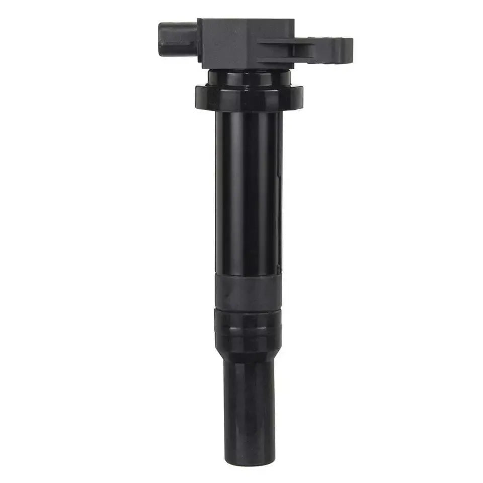 Black Hyundai ignition coil with part number 27301-3E400 DQ9101E for 4-cylinder engines.