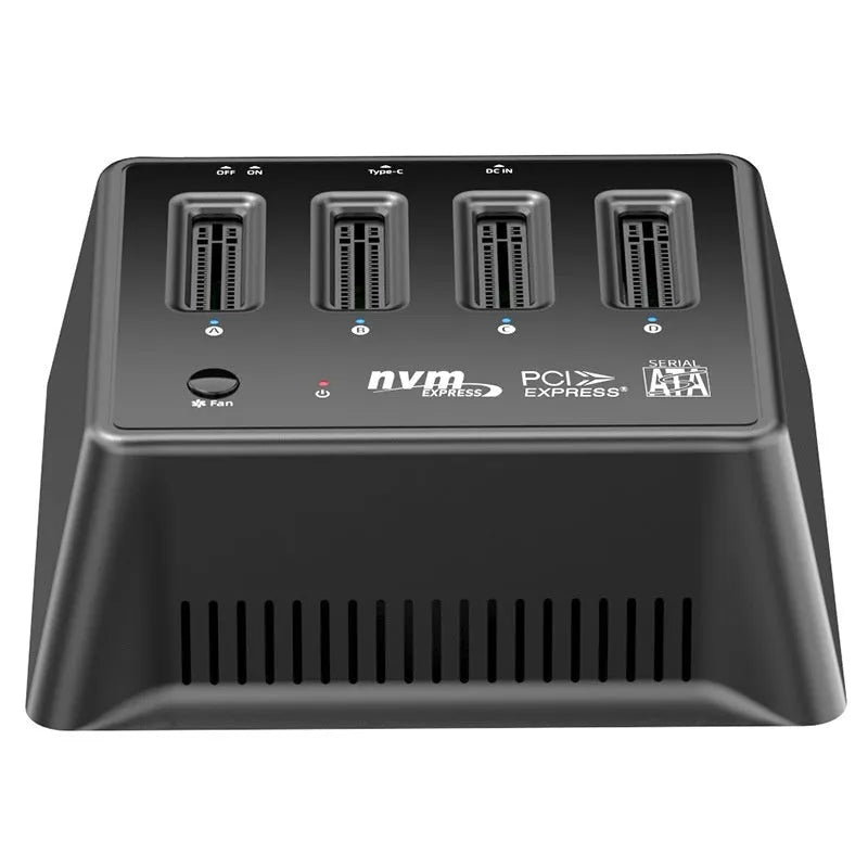 M2 Dual Protocol SSD Base with aluminium alloy construction measuring 90x78x34mm