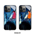 TPU and tempered glass mobile phone case for iPhone with dustproof design