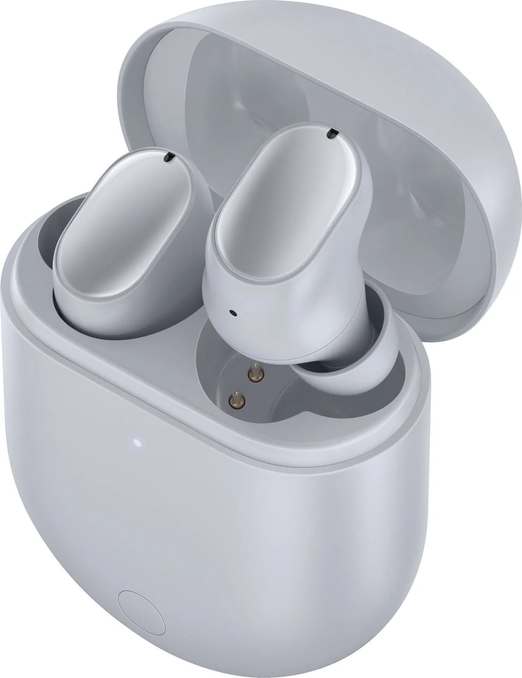 Wireless Bluetooth in-ear headset with single earpiece design in grey or black colour