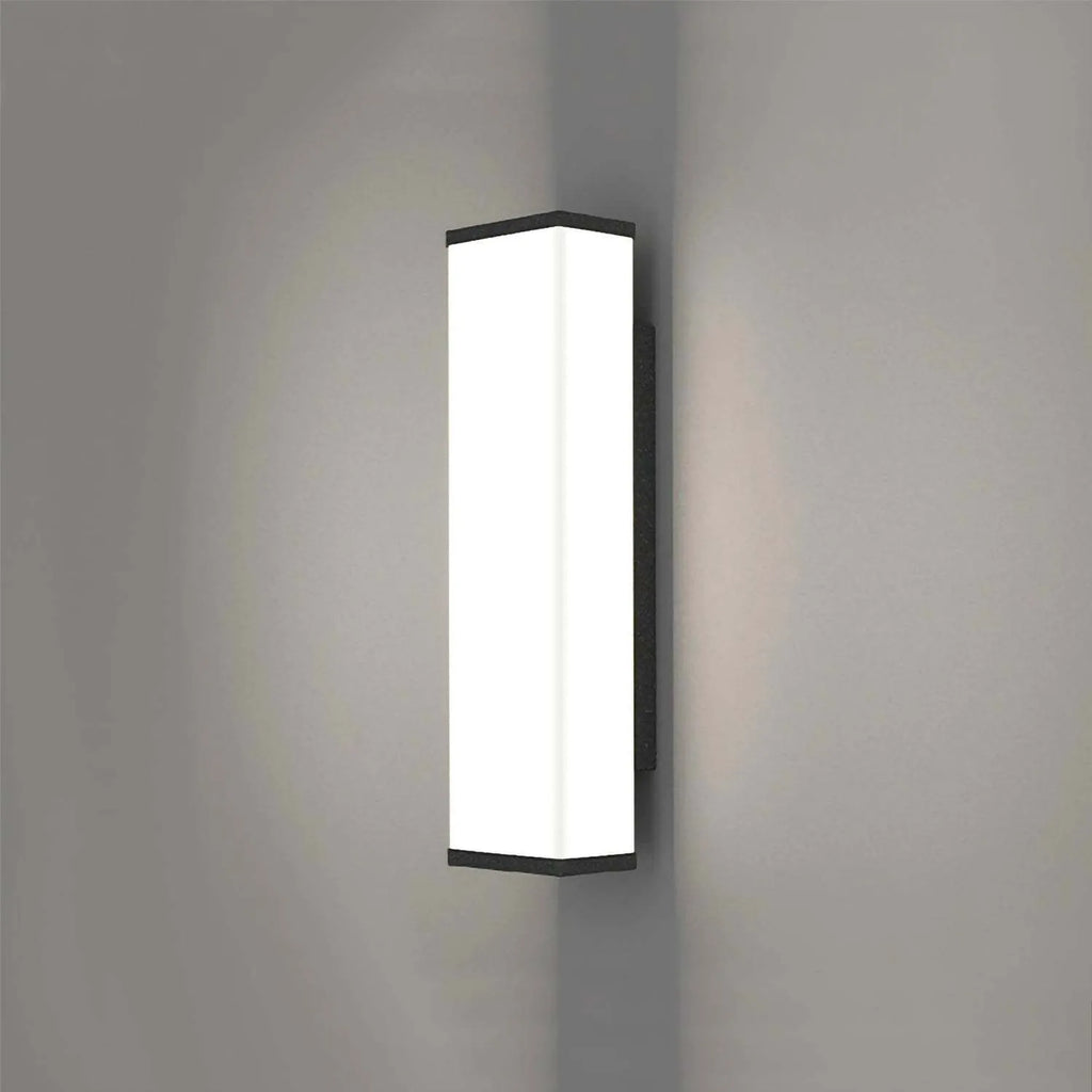 60cm long strip outdoor wall light with stainless steel body and LED illumination