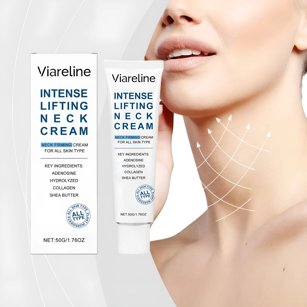 50g jar of neck firming cream with hydrolysed collagen and adenosine.