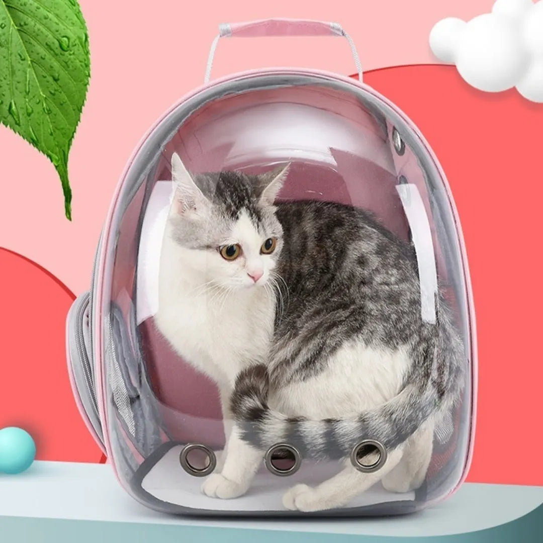 Pet Leisure cat diaper bag in side-open design with PC material, available in multiple colours like grey, pink, and green