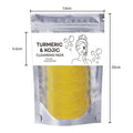 Turmeric Cleansing Mousse and Facial Cleaning Pad 30 piece set with ginger soap.