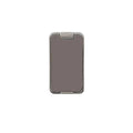Foldable mobile phone holder with retractable ring buckle in zinc alloy, showing adjustable angle for devices