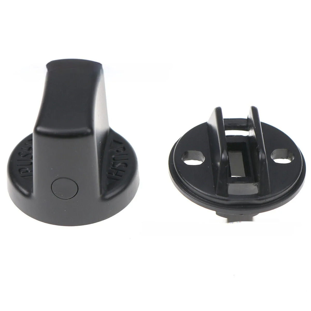 Black ABS ignition knob cover for automobiles, single switch cover model 4408A1674408A031