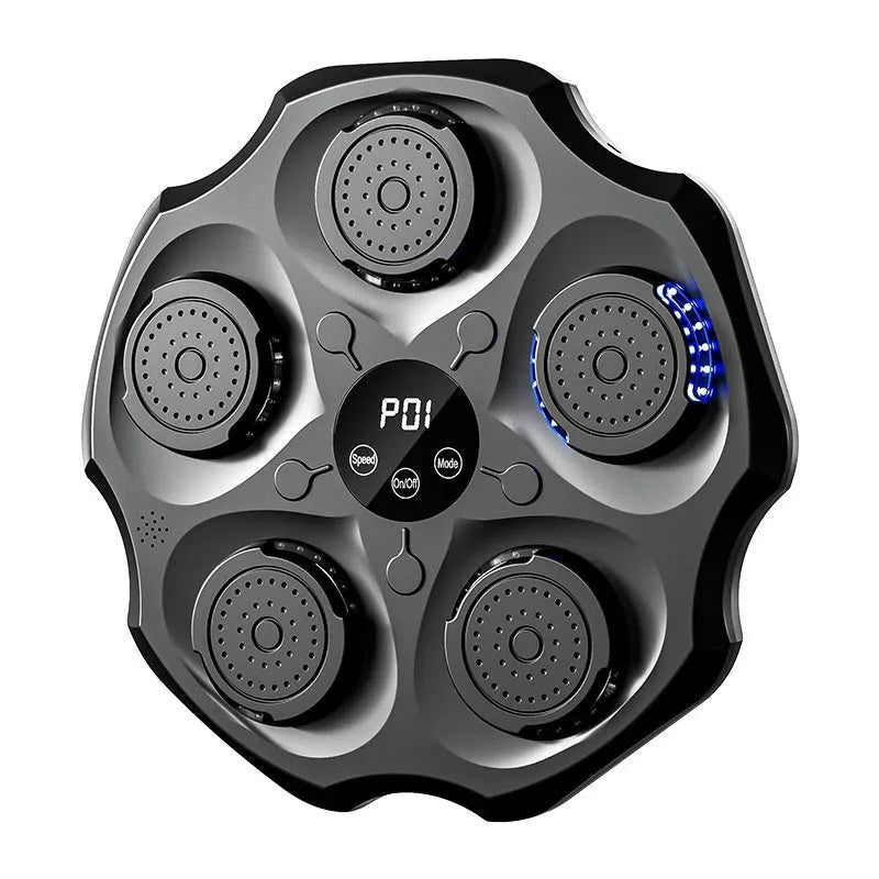 Intelligent music boxing wall target with Bluetooth connectivity and hanging design for home fitness training