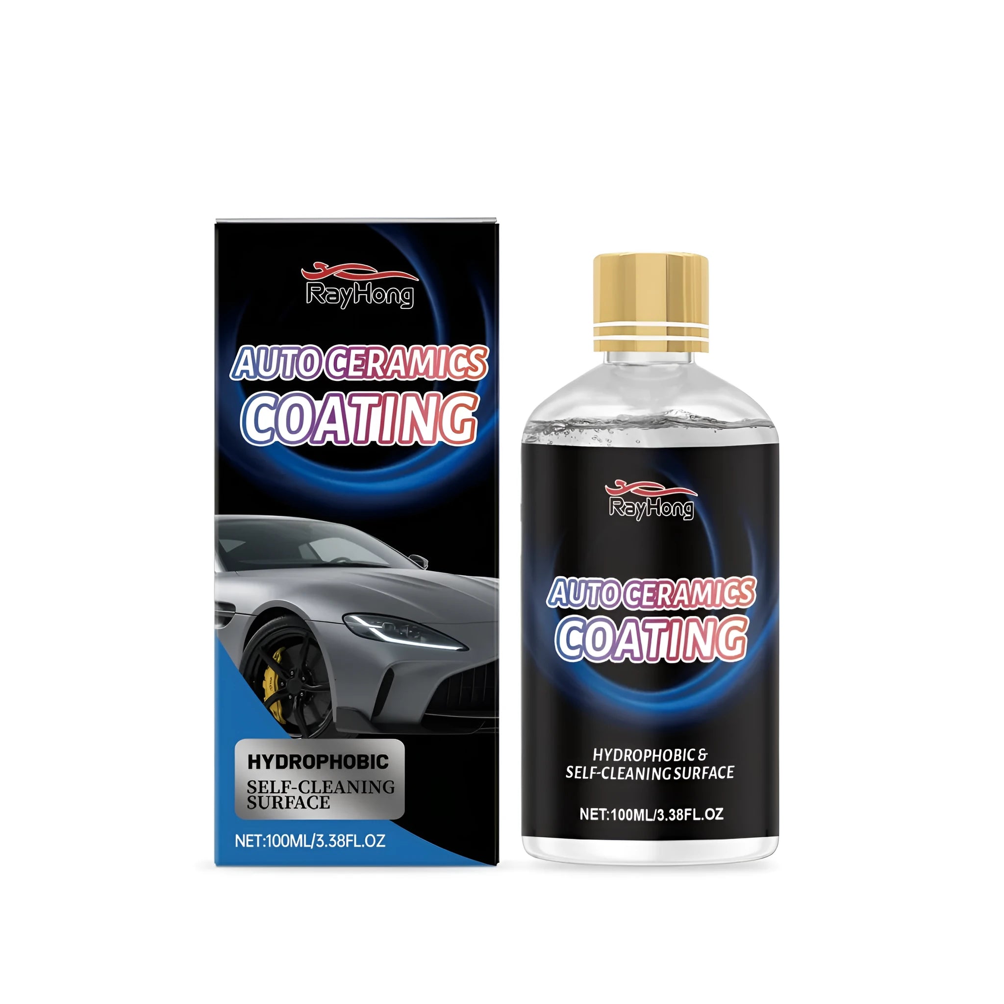 100ml bottle of PTFE ceramic coating spray for automotive paint protection