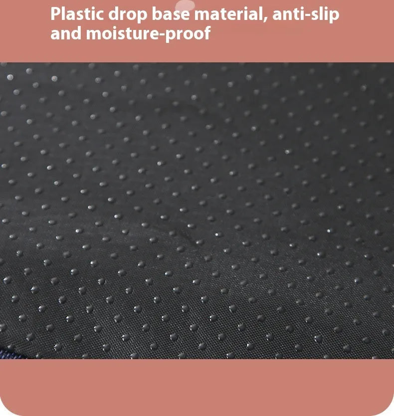 Removable washable pet mat for dogs with sponge core and Shu cotton velvet cover in brown colour