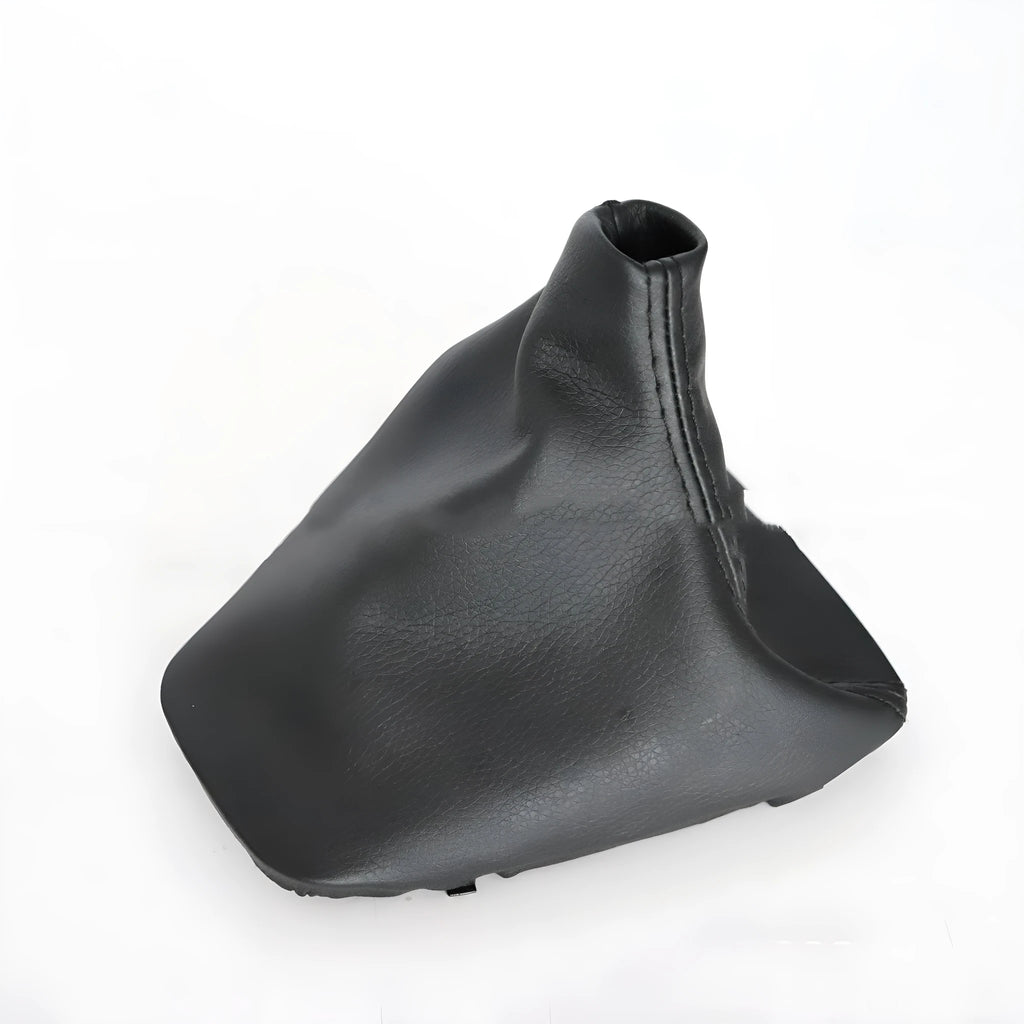 Black PU leather gear dust cover for BMW 3 Series E90 E91 E92 E93 models.