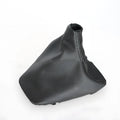 Black PU leather gear dust cover for BMW 3 Series E90 E91 E92 E93 models.