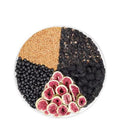 Black wolfberry flaxseed fig mulberry tea packs with free drinking cup