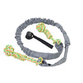 45cm cotton tug of war rope for dogs in black, grey, and red colour options
