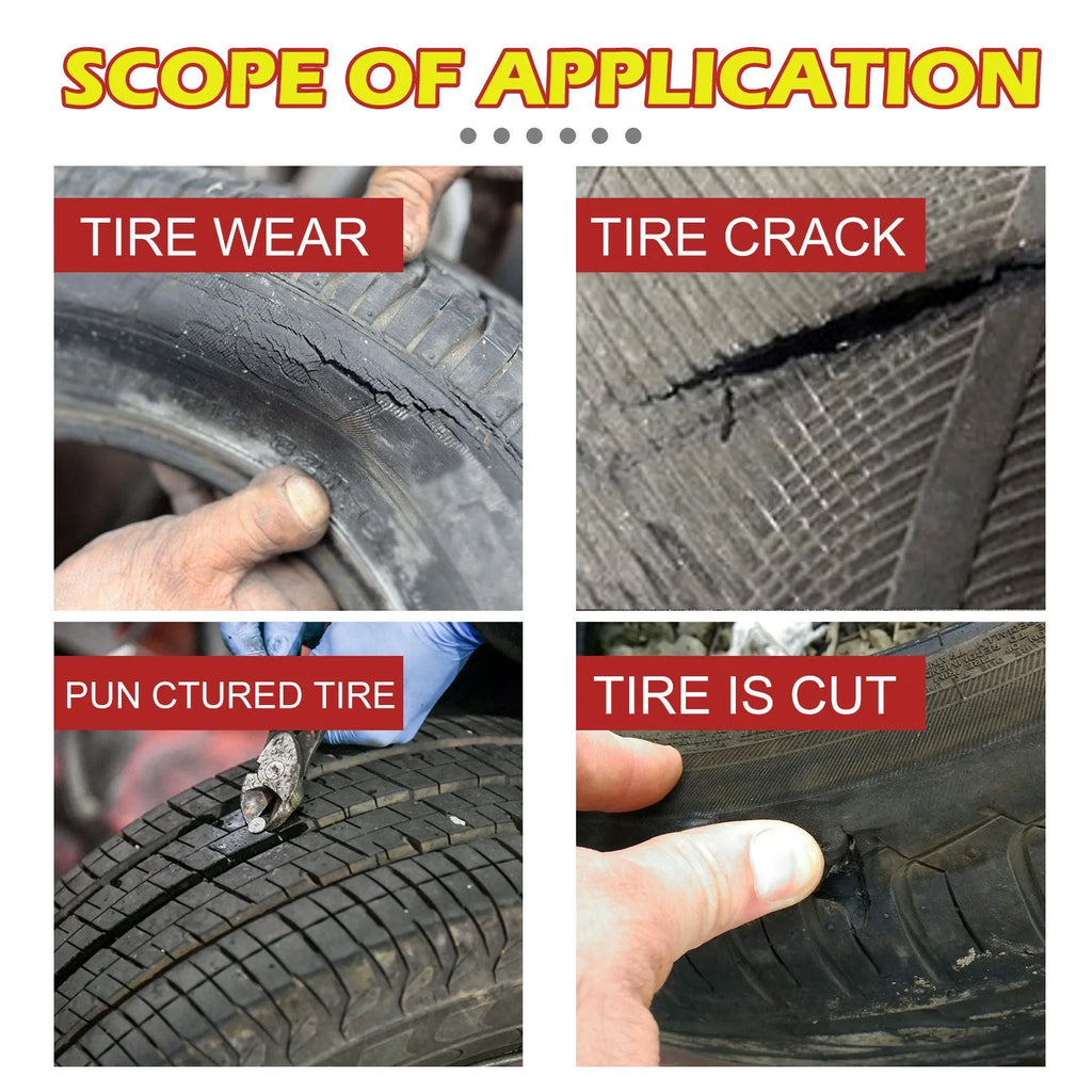 30ml car tyre repair adhesive container for puncture sealing and crack repair