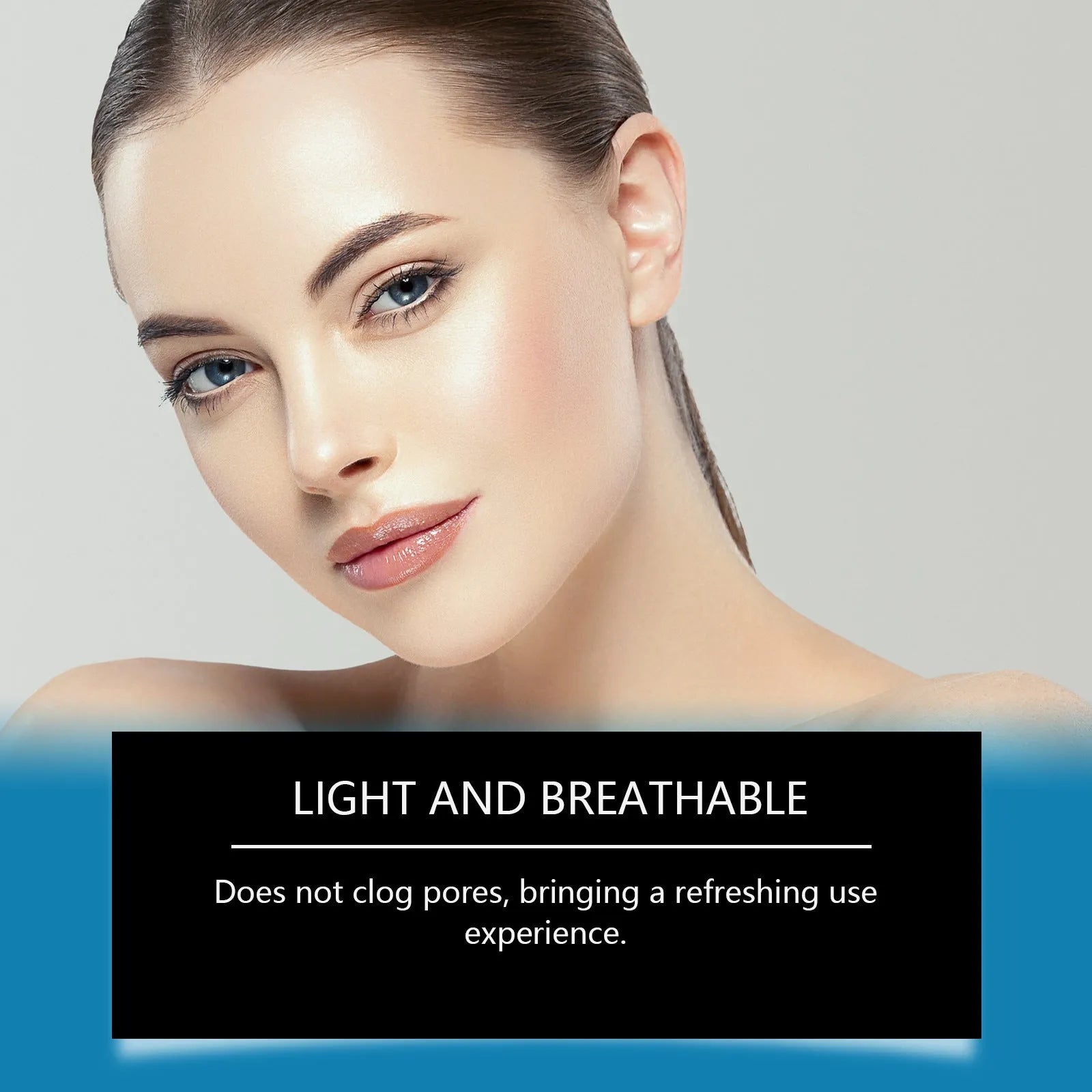 Pack of 5 forehead skincare patches for moisturising and nourishing with hyaluronic acid and collagen