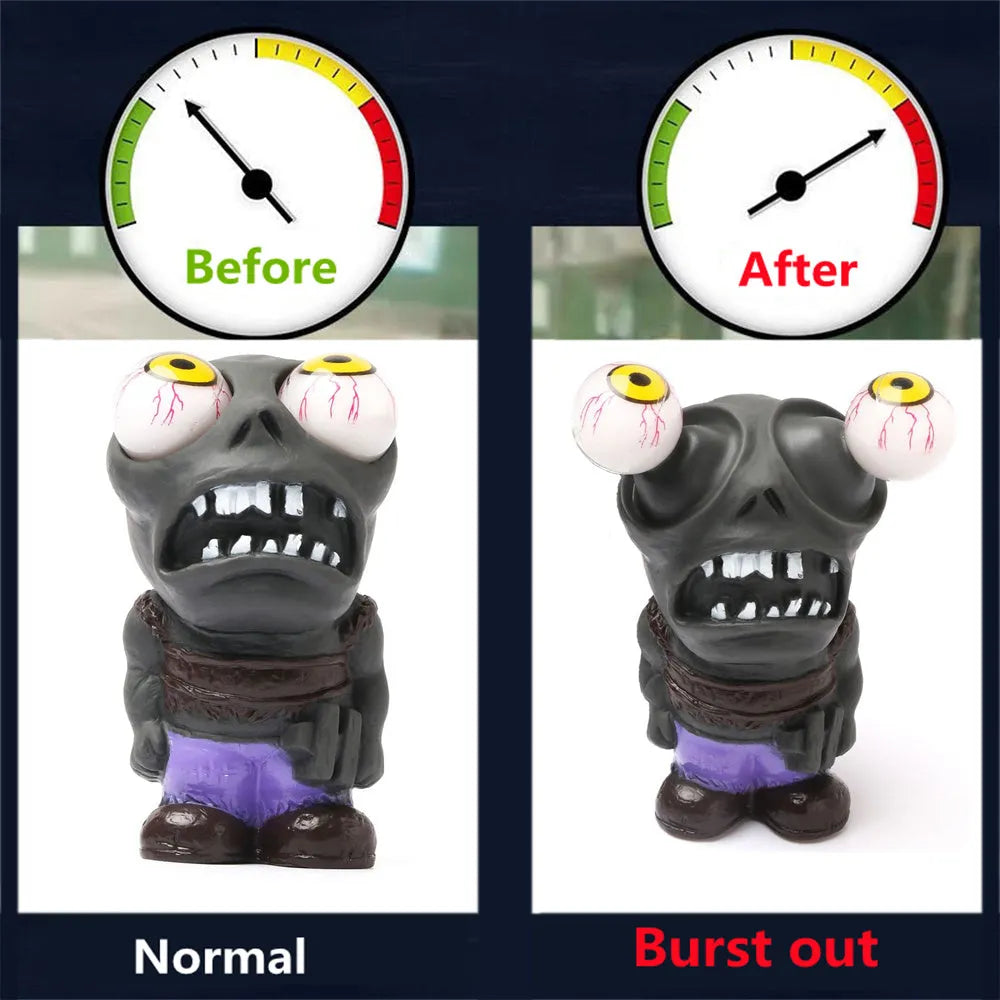 Car turbo explosive eye doll ornament with pressure valve and copper fittings for turbo systems