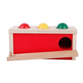 Wooden coin box drawer game 14.5 x 13 x 9 cm early education toy for infants aged 0-3 years