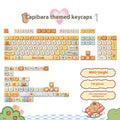 Sublimation cute cartoon pig party theme keycap full set with 138-142 keys on a mechanical keyboard