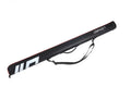 Hard cover fishing rod bag in four colours measuring 1.25 metres length