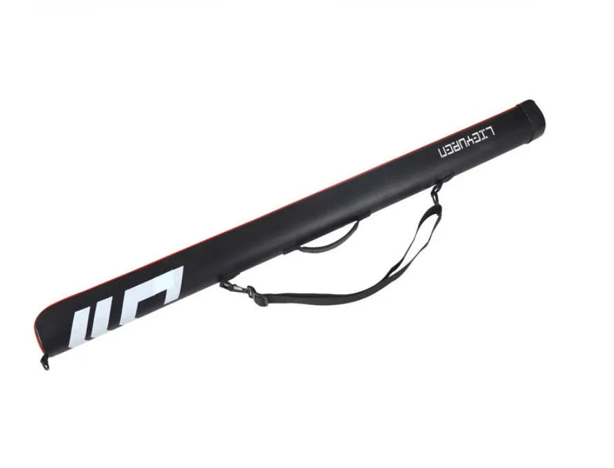 Hard cover fishing rod bag in four colours measuring 1.25 metres length