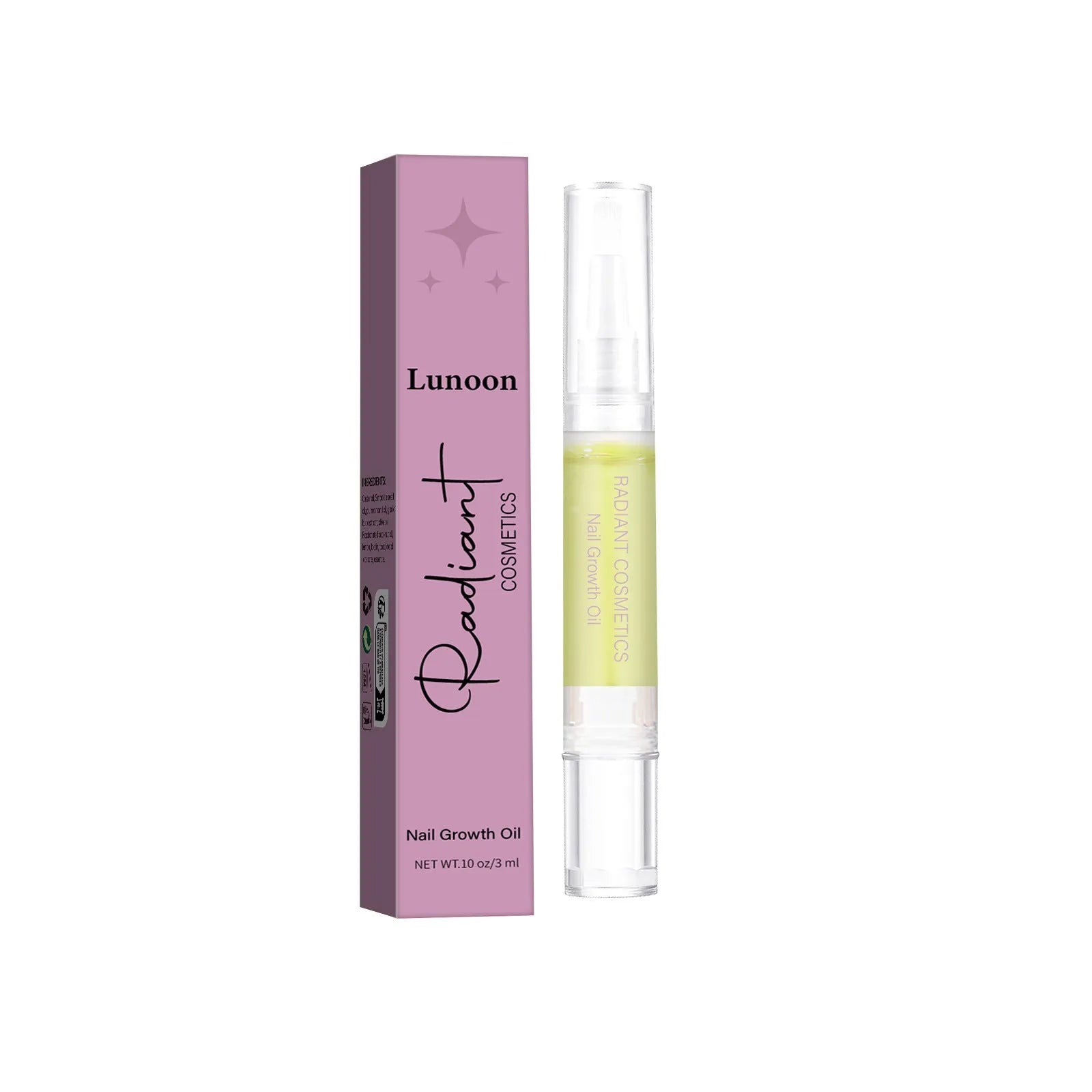 3ml nail growth oil bottle for wash-free nail treatment and moisturising