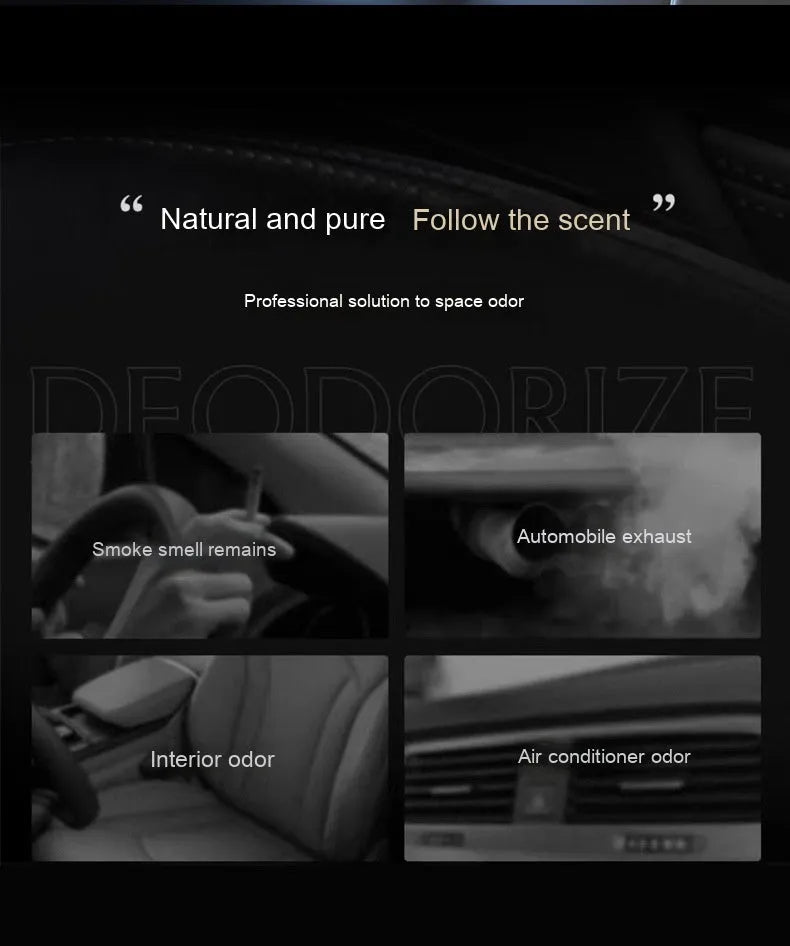 Solar-powered car perfume with decorative design and fragrance dispenser for vehicle interiors