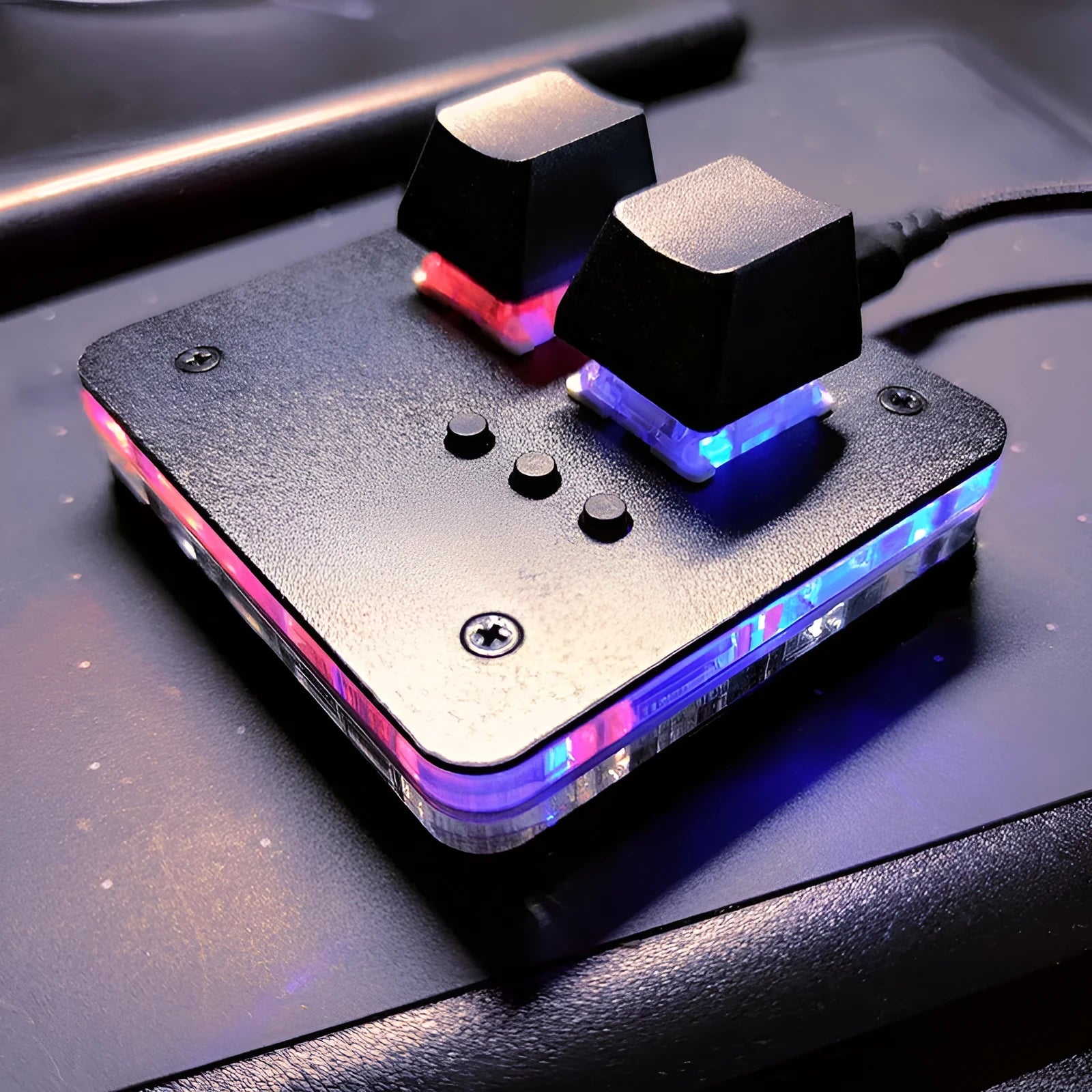 Compact plastic USB keyboard with multimedia keys in black, grey, pink, or white.